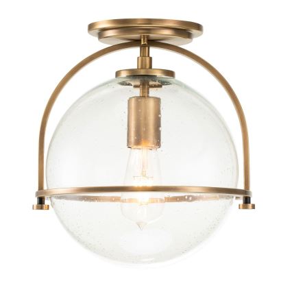 Quintiesse - Plafonnier SOMERSET, 1 x culot E27, 60 W, 230 V, Ø 28,2 cm, doré