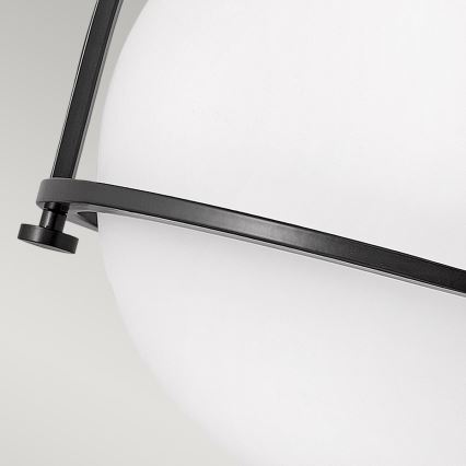 Quintiesse - Plafoniera SOMERSET 1xE27/60W/230V Ø 28,2 cm nero