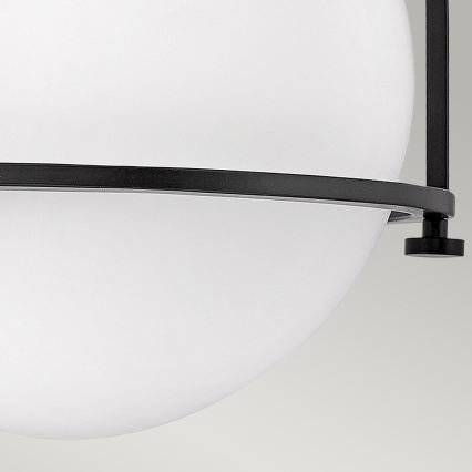 Quintiesse - Plafonnier SOMERSET 1xE27/60W/230V Ø 28,2 cm noir