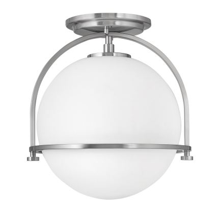 Quintiesse - Plafoniera SOMERSET 1xE27/60W/230V diam. 28,2 cm cromo opaco