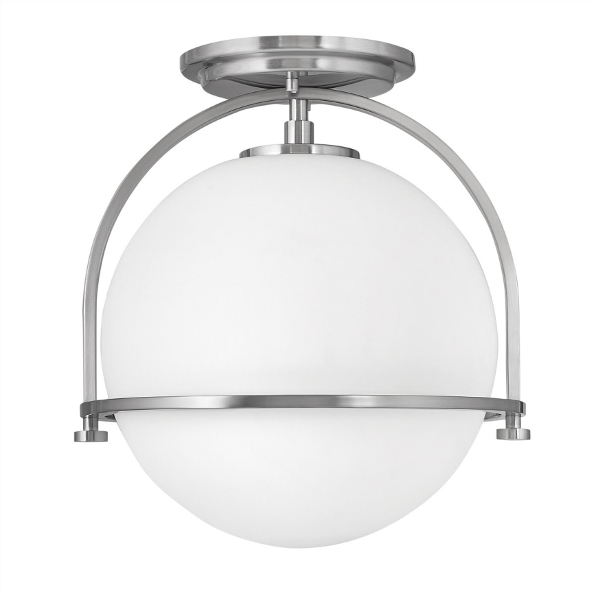 Quintiesse - Plafoniera SOMERSET 1xE27/60W/230V diam. 28,2 cm cromo opaco