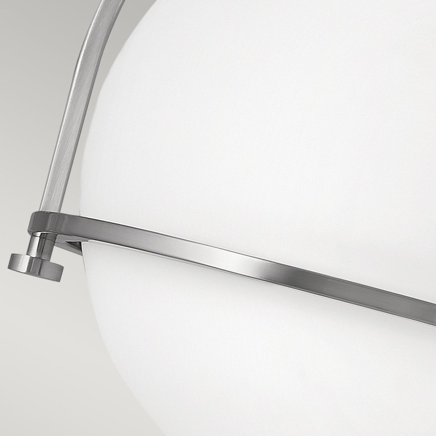 Quintiesse - Plafonnier SOMERSET 1xE27/60W/230V Ø 28,2 cm chrome mat
