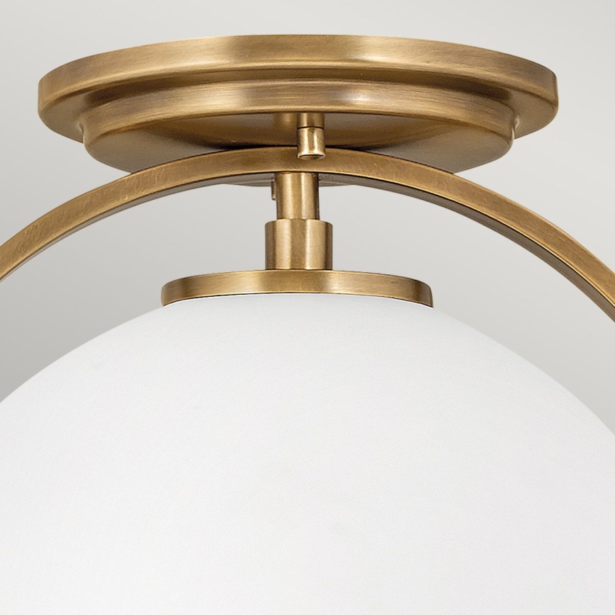 Quintiesse - Deckenleuchte SOMERSET 1xE27/60W/230V Ø 28,2 cm goldfarben