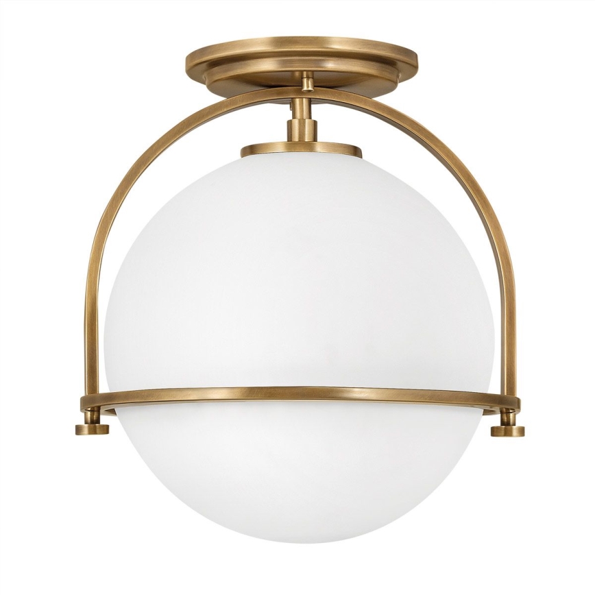 Quintiesse - Plafoniera SOMERSET 1xE27/60W/230V Ø 28,2 cm oro