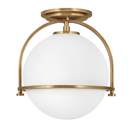 Quintiesse - Plafonnier SOMERSET 1xE27/60W/230V Ø 28,2 cm doré