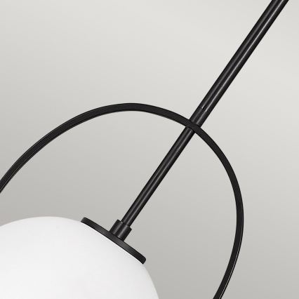 Quintiesse - Pendelleuchte an Stange SOMERSET 1xE27/60W/230V Ø 28,9 cm, schwarz