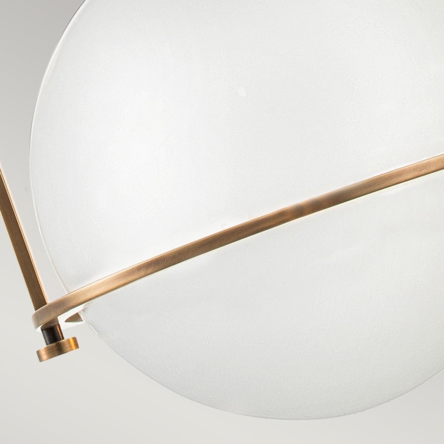 Quintiesse - Lampadario a stelo SOMERSET 1xE27/60W/230V Ø 28,9 cm bronzo
