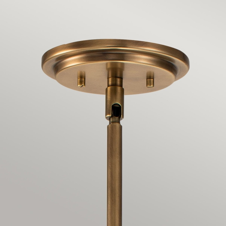 Quintiesse - Lampadario a stelo SOMERSET 1xE27/60W/230V Ø 28,9 cm bronzo