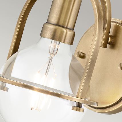 Quintiesse - Lampada da parete SOMERSET 1xE27/60W/230V dorata