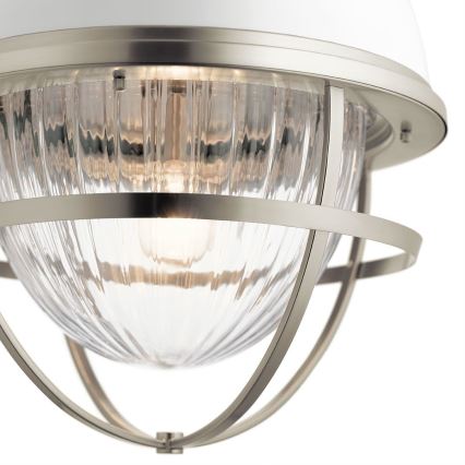 Quintiesse - Pendelleuchte an Stange TOLLIS 1xE27/40W/230V Ø 40,8 cm mattchrom