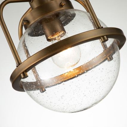 Quintiesse - Luminaire d'extérieur sur poteau TRIOCENT 1xE27/40W/230V Ø 24 cm IP44 bronze