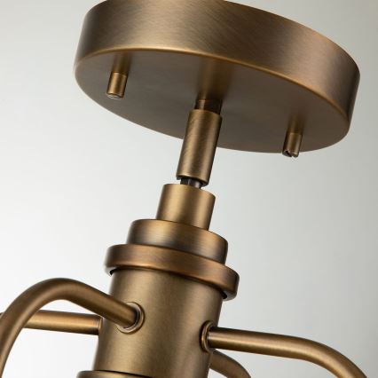 Quintiesse - Luminaire d'extérieur sur poteau TRIOCENT 1xE27/40W/230V Ø 24 cm IP44 bronze