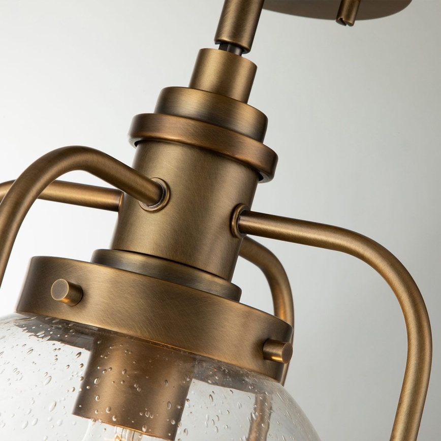 Quintiesse - Außen-Pfostenleuchte TRIOCENT 1xE27/40W/230V Ø 24 cm IP44 bronzefarben