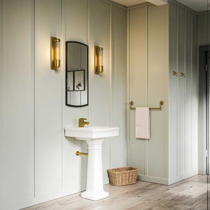 Quintiesse - Applique murale pour salle de bains WELLINGTON 1xE27/60W/230V IP44 dorée