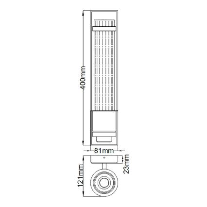 Quintiesse - Applique murale pour salle de bains WELLINGTON 1xE27/60W/230V IP44 dorée