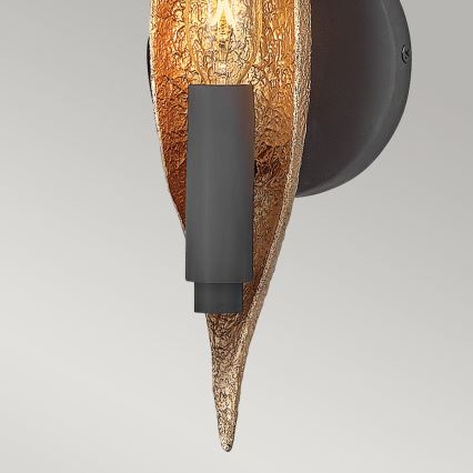 Quintiesse - Wandleuchte WILLOW 1xE14/40W/230V Gold/Schwarz