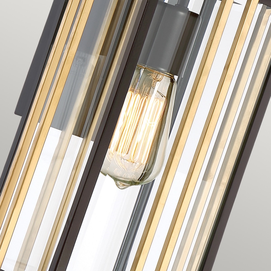 Quoizel - Applique murale d'extérieur GOLDENROD 1xE27/100W/230V IP44 noir/doré