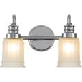 Quoizel - Applique murale LED pour salle de bains SWELL 2xG9/3W/230V IP44 chrome brillant