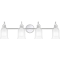 Quoizel - Applique murale LED pour salle de bains SWELL 4xG9/3W/230V IP44 chrome brillant