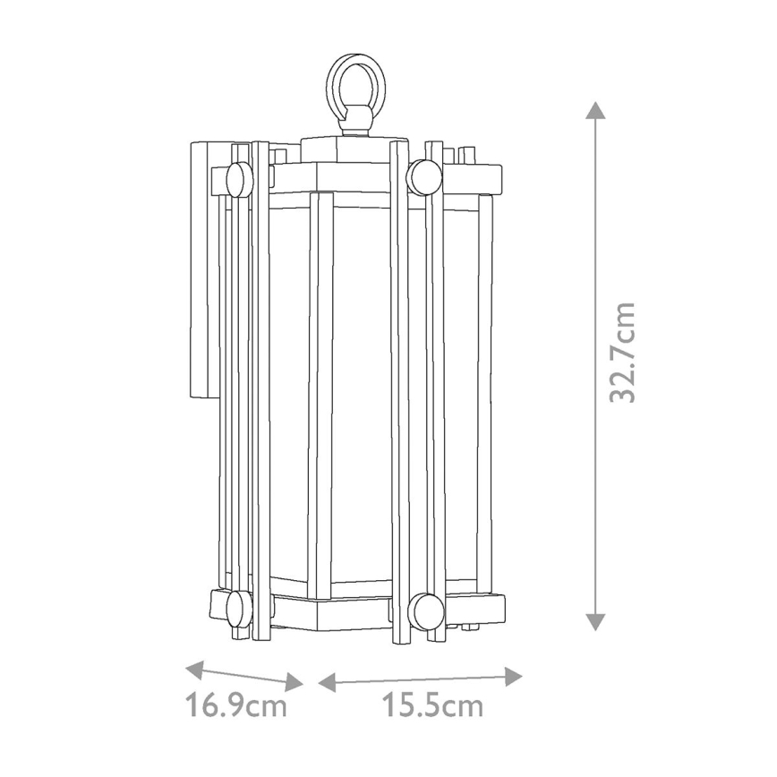 Quoizel - Auβen-Wandleuchte GOLDENROD 1xE27/100W/230V IP44