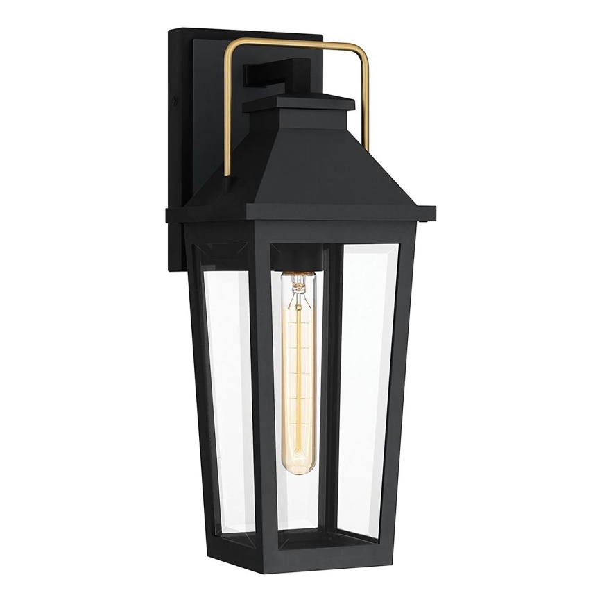 Quoizel - Outdoor-Wandleuchte BUCKLEY 1xE27/40W/230V IP44 schwarz