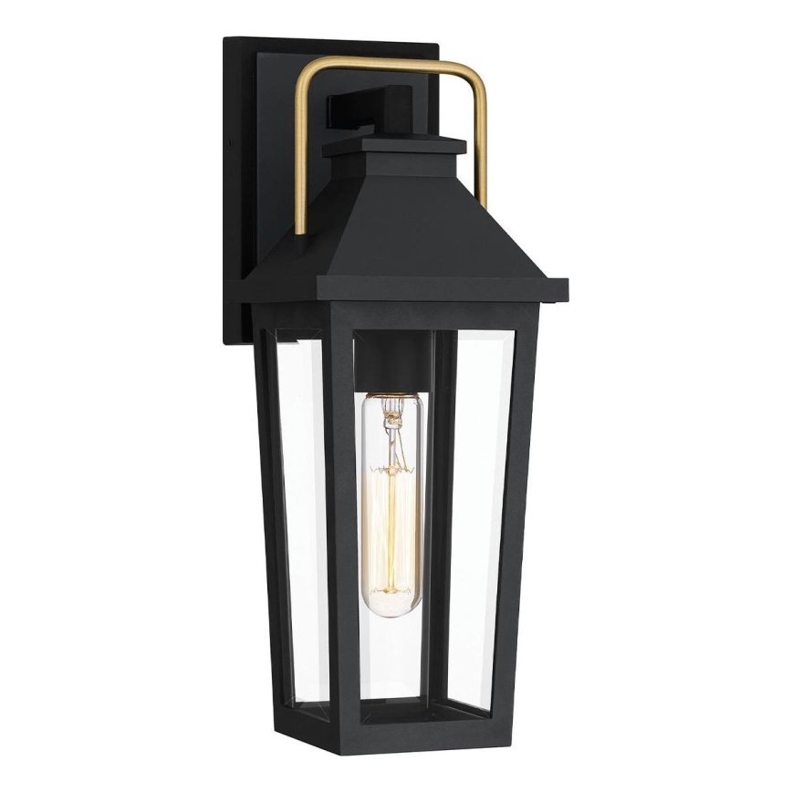Quoizel - Outdoor-Wandleuchte BUCKLEY 1xE27/40W/230V IP44 schwarz