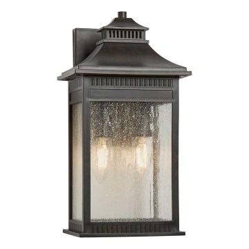 Quoizel - Outdoor-Wandleuchte LIVINGSTON 2xE14/40W/230V IP44