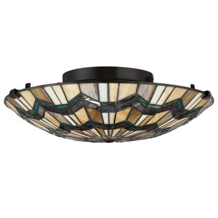 Quoizel - Lampada da soffitto ALCOTT 2xE27/60W/230V
