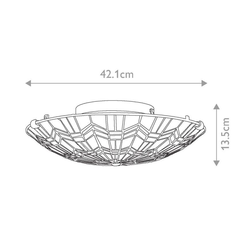 Quoizel - Lampada da soffitto ALCOTT 2xE27/60W/230V