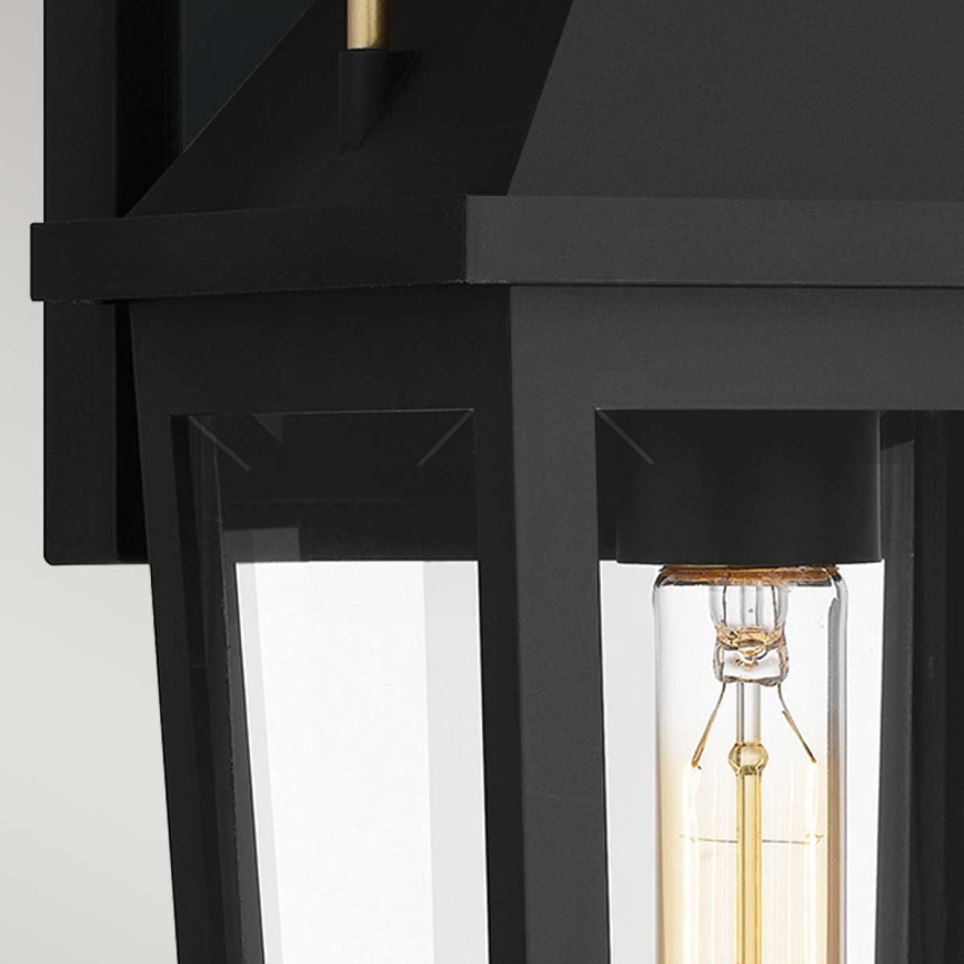 Quoizel - Lampada da parete esterna BUCKLEY M 1xE27/40W/230V IP44 nera