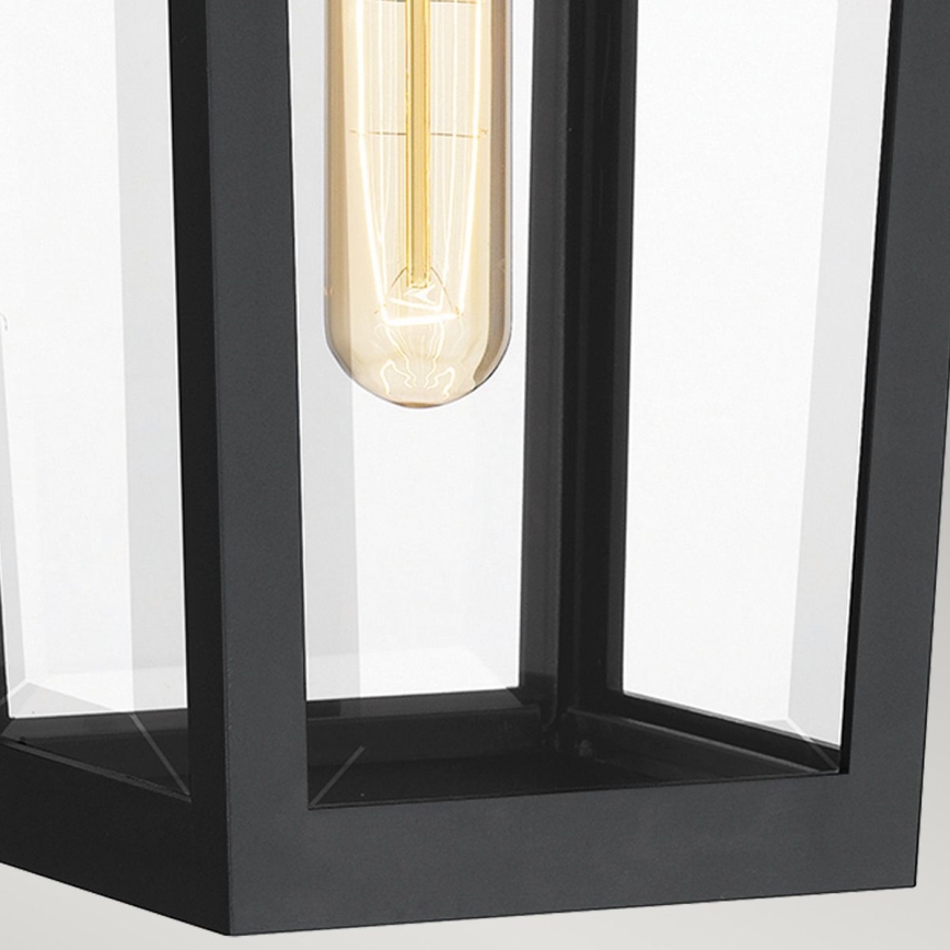 Quoizel - Lampada da parete esterna BUCKLEY M 1xE27/40W/230V IP44 nera