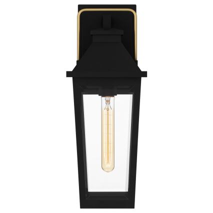 Quoizel - Outdoor-Wandleuchte BUCKLEY 1xE27/40W/230V IP44 schwarz