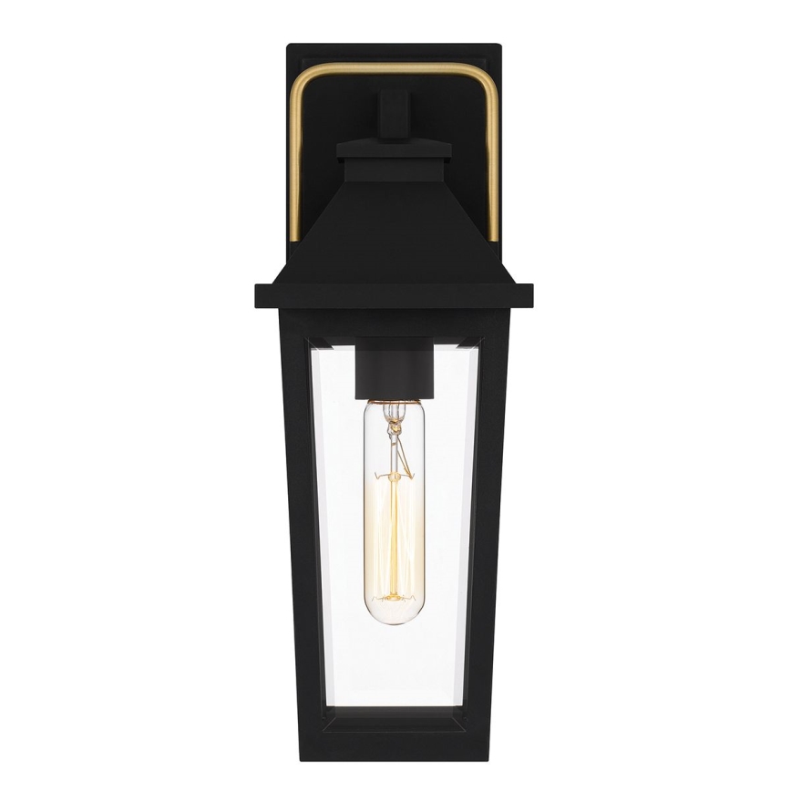 Quoizel - Outdoor-Wandleuchte BUCKLEY 1xE27/40W/230V IP44 schwarz