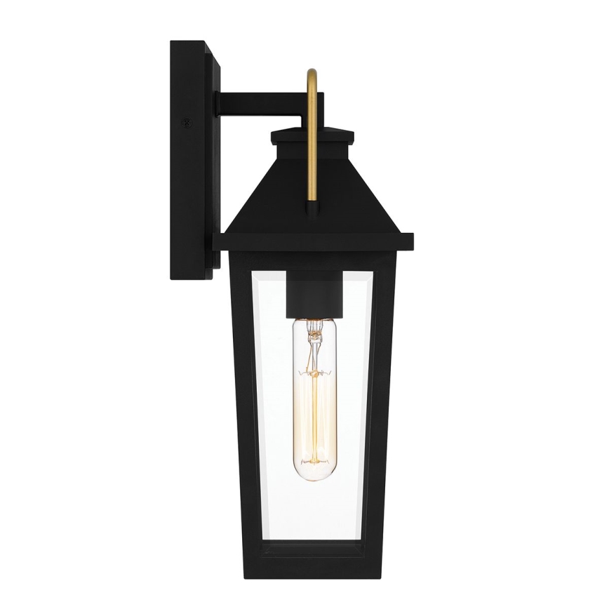 Quoizel - Outdoor-Wandleuchte BUCKLEY 1xE27/40W/230V IP44 schwarz