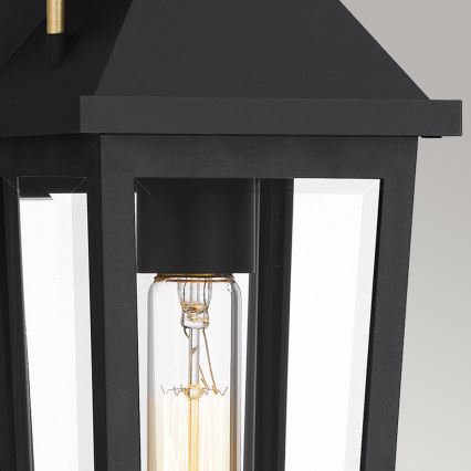 Quoizel - Outdoor-Wandleuchte BUCKLEY 1xE27/40W/230V IP44 schwarz