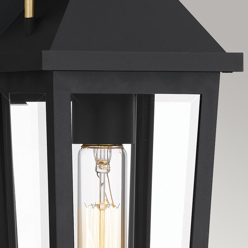 Quoizel - Outdoor-Wandleuchte BUCKLEY 1xE27/40W/230V IP44 schwarz