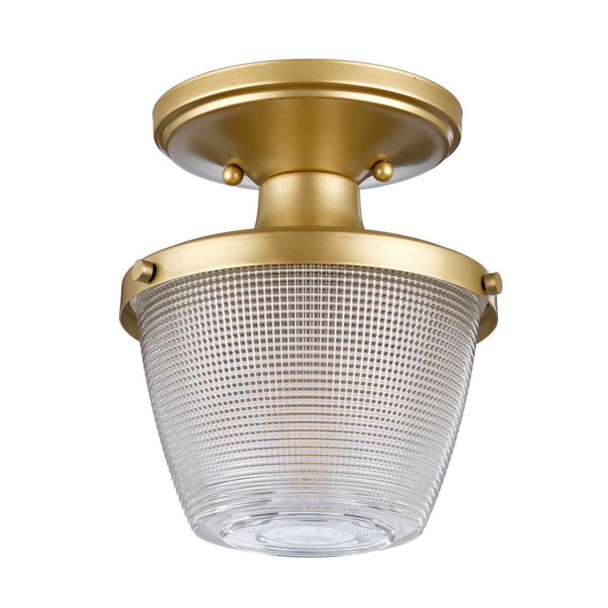 Quoizel - Plafoniera da bagno DUBLIN 1xE27/40W/230V IP44 oro