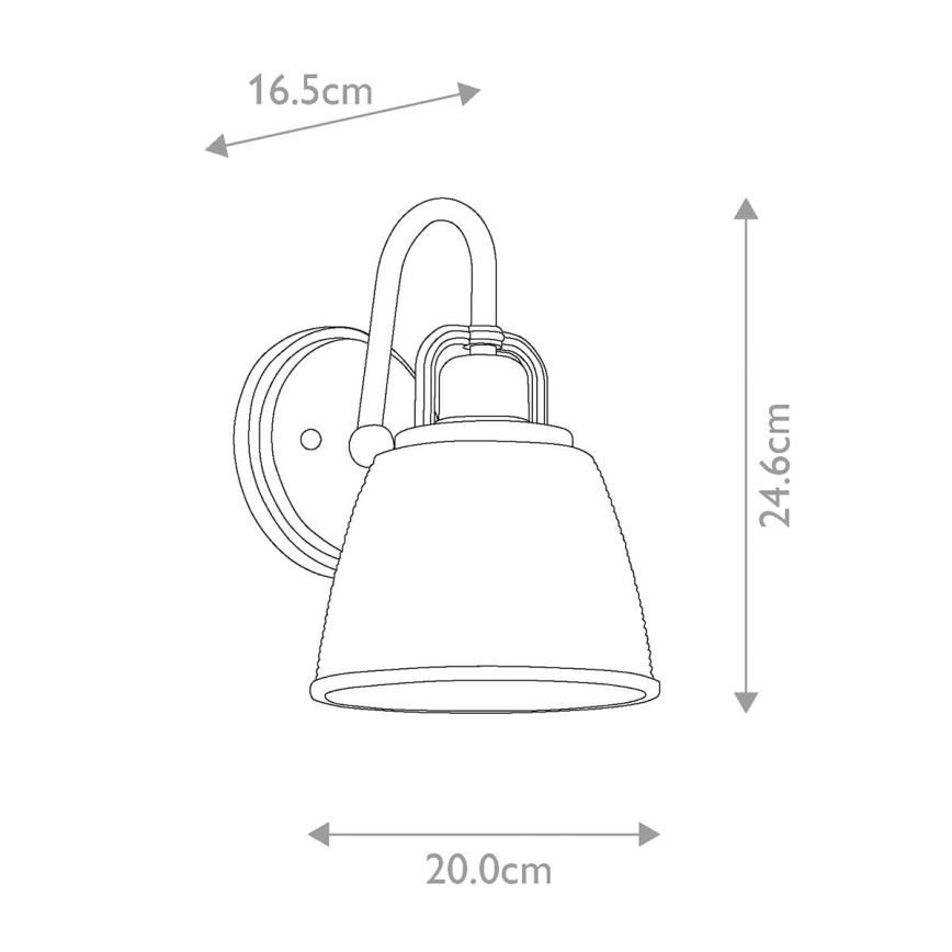 Quoizel - Applique a LED da bagno DUBLIN 1xG9/3W/230V IP44 cromo lucido