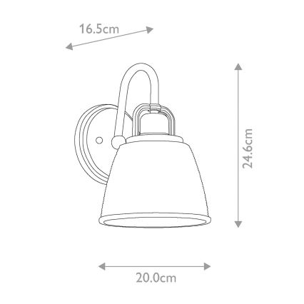 Quoizel - LED-Wandleuchte für Badezimmer DUBLIN 1xG9/3W/230V IP44 glänzendes Chrom