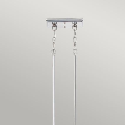 Quoizel - Suspension chaîne EMERY 3xE27/100W/230V chrome brillant