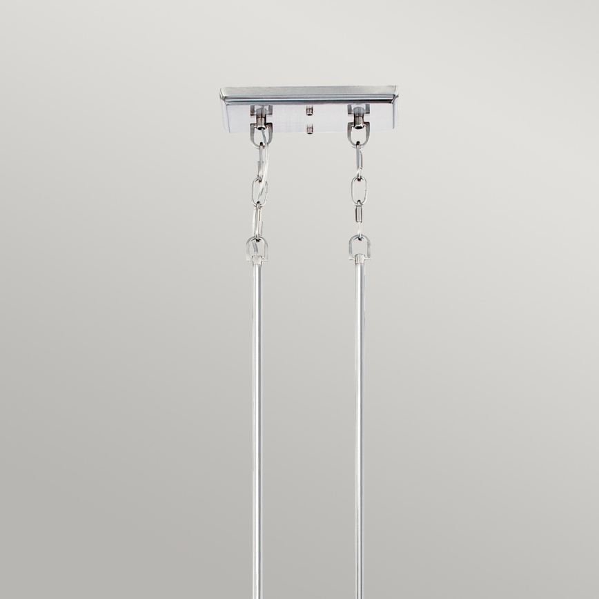 Quoizel - Suspension chaîne EMERY 3xE27/100W/230V chrome brillant
