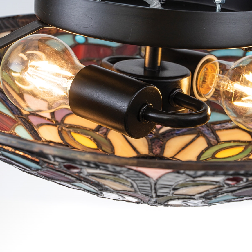 Quoizel - Plafoniera Tiffany LARISSA 2xE27/40W/230V Ø 41,2 cm