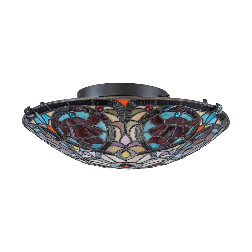 Quoizel - Plafoniera Tiffany LARISSA 2xE27/40W/230V Ø 41,2 cm