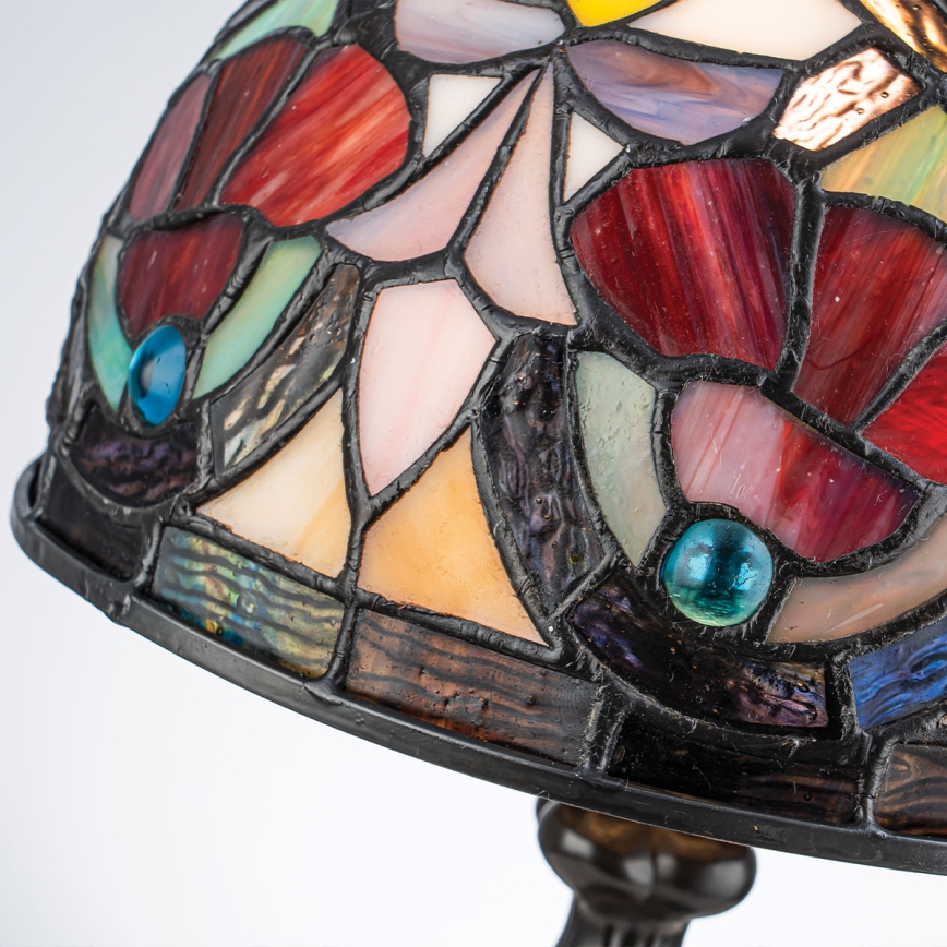 Quoizel - Lampe de table Tiffany LARISSA 1xE14/40W/230V Ø 20 cm