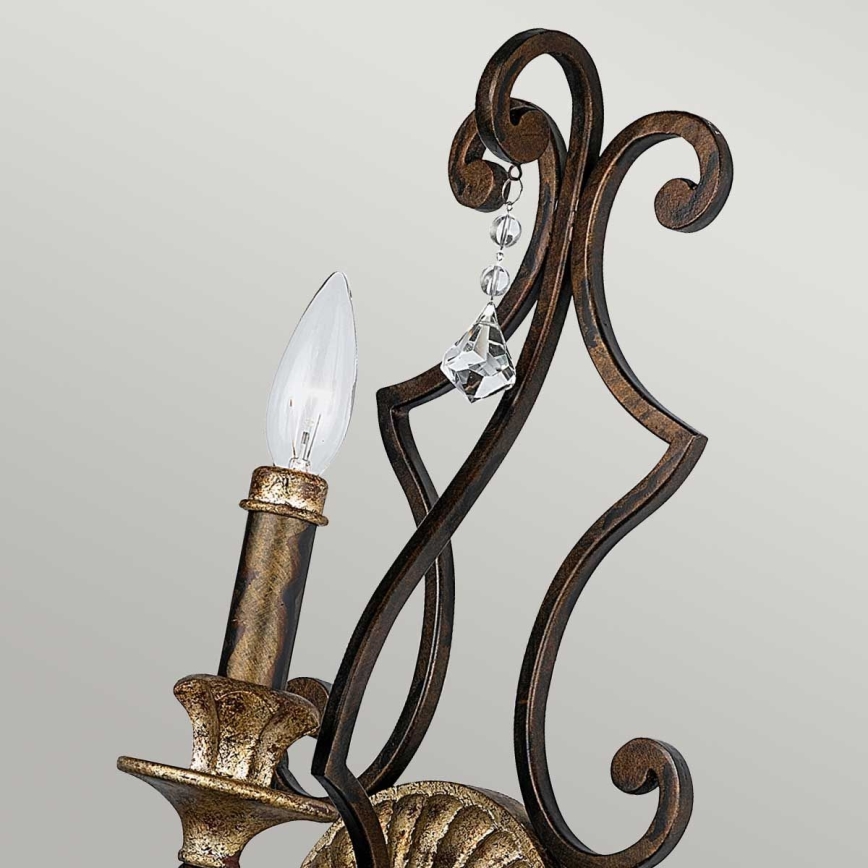 Quoizel - Applique murale MARQUETTE 1xE14/60W/230V bronze