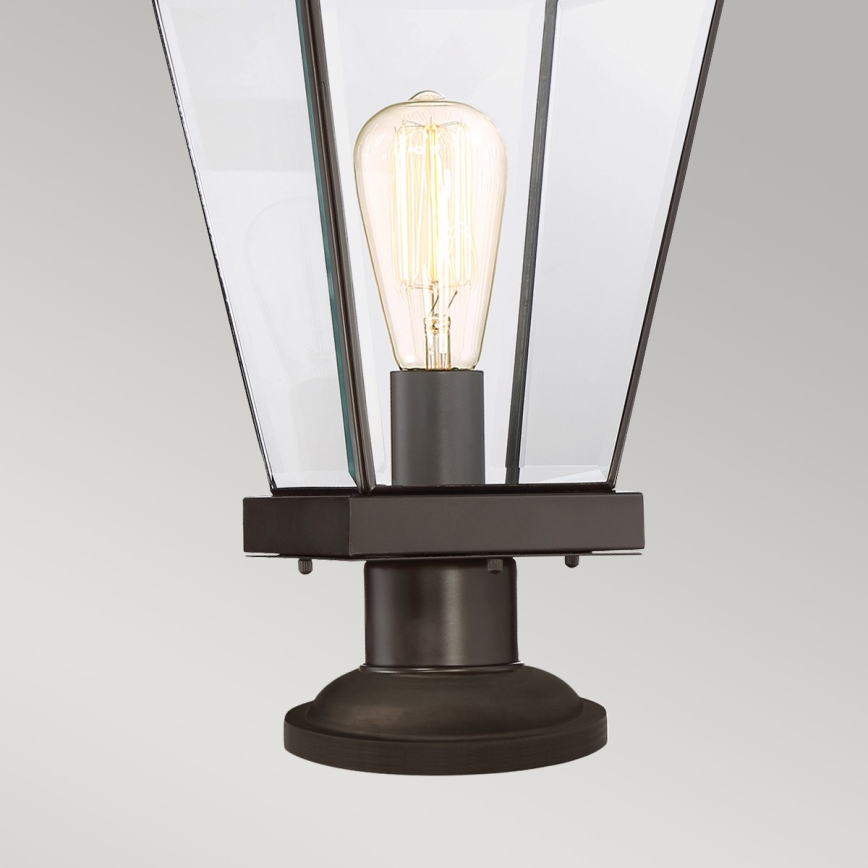 Quoizel - Lampada da esterno RAVINE 1xE27/60W/230V IP44 marrone