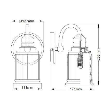 Quoizel - Applique a LED da bagno SWELL 1xG9/3W/230V IP44
