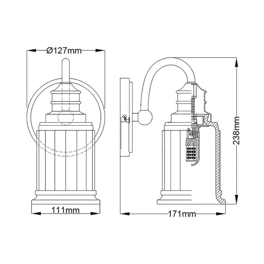 Quoizel - Applique a LED da bagno SWELL 1xG9/3W/230V IP44