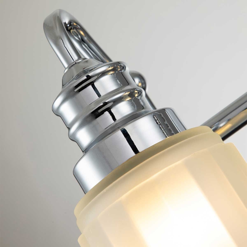 Quoizel - Applique murale LED pour salle de bains SWELL 2xG9/3W/230V IP44 chrome brillant