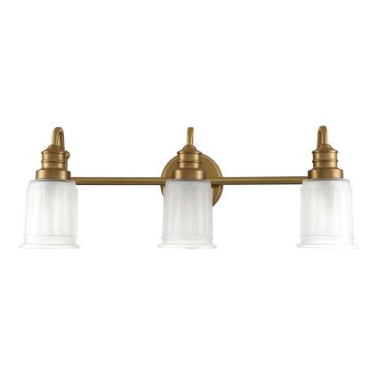 Quoizel - Applique LED da bagno SWELL 3xG9/3W/230V IP44 dorata